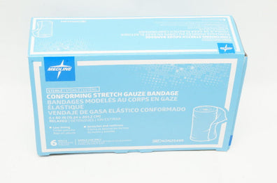 Medline NON25499 Conforming Stretch Gauze Bandages 6 x 80 inch - Box of 6